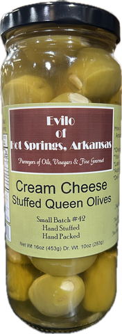 Greek Queen Halkidiki Cream Cheese Stuffed Olives